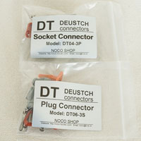 DT 3-WAY CONNECTORS, PLUG DT06-3S, SOCKET DT04-3P